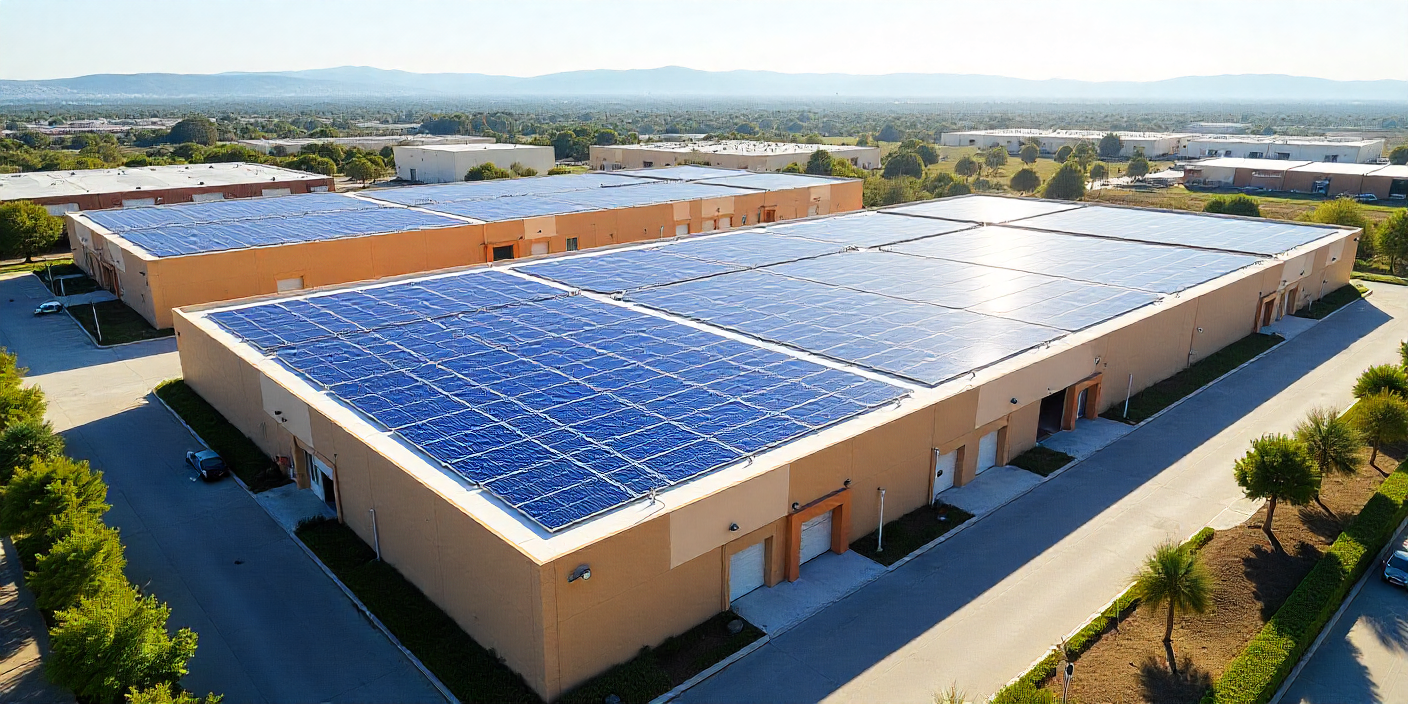 Impianti fotovoltaici per aziende guida 2025 con vantaggi, ROI, incentivi Transizione 5.0 e processo completo chiavi in mano.
